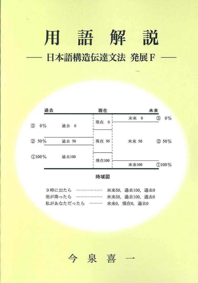 用語解説―日本語構造伝達文法 発展F―
